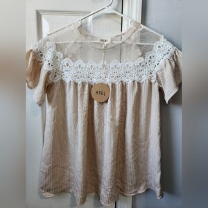 Lace blouse size small